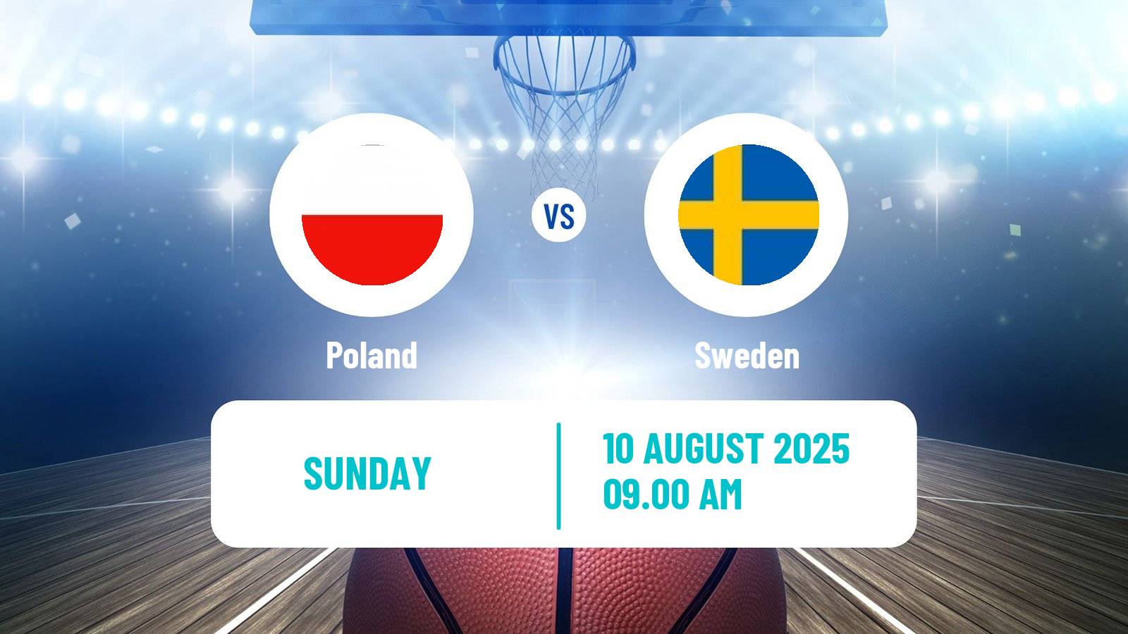 Basketball Friendly International Basketball Poland - Sweden