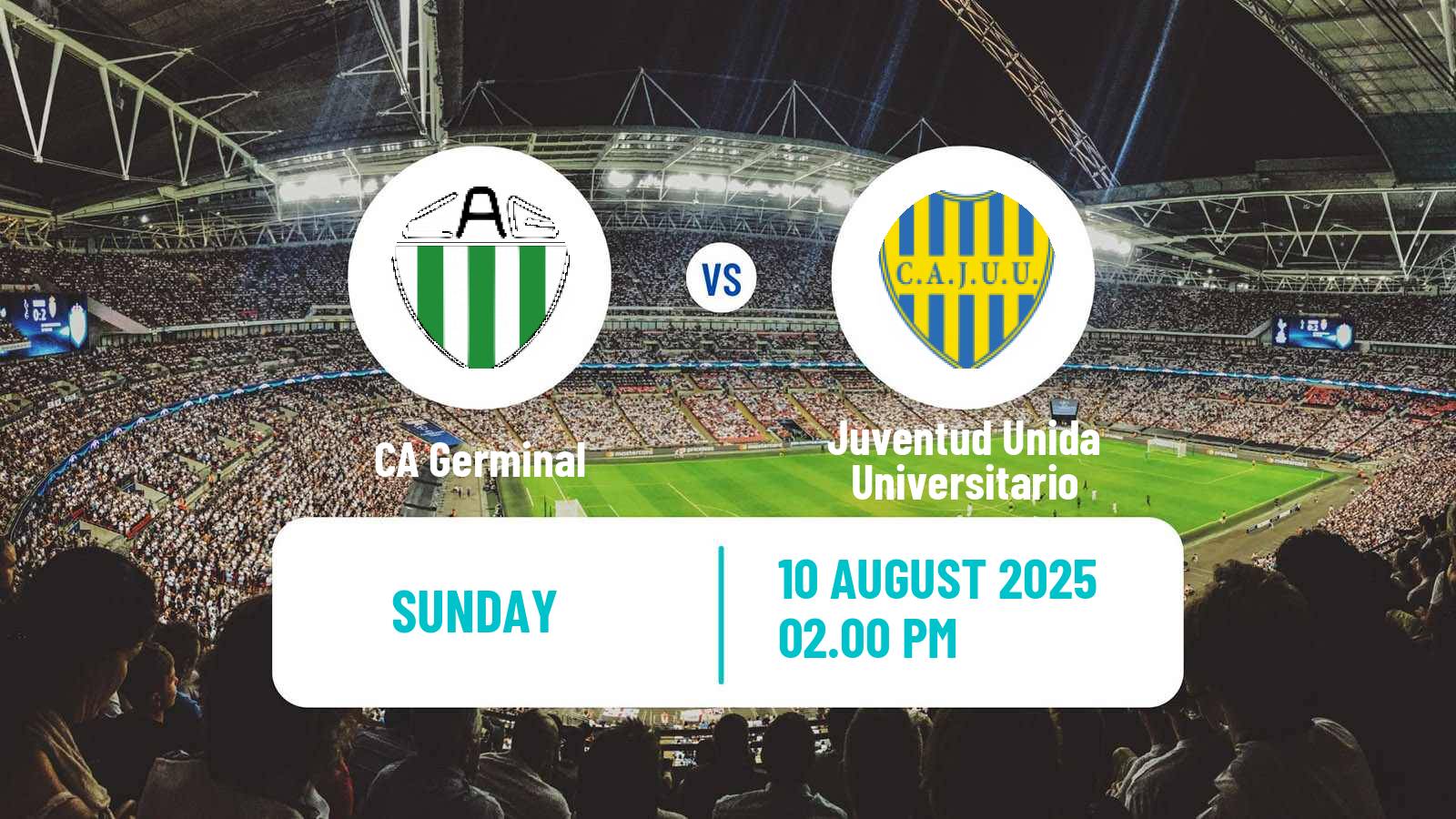 Soccer Argentinian Torneo Federal Germinal - Juventud Unida Universitario