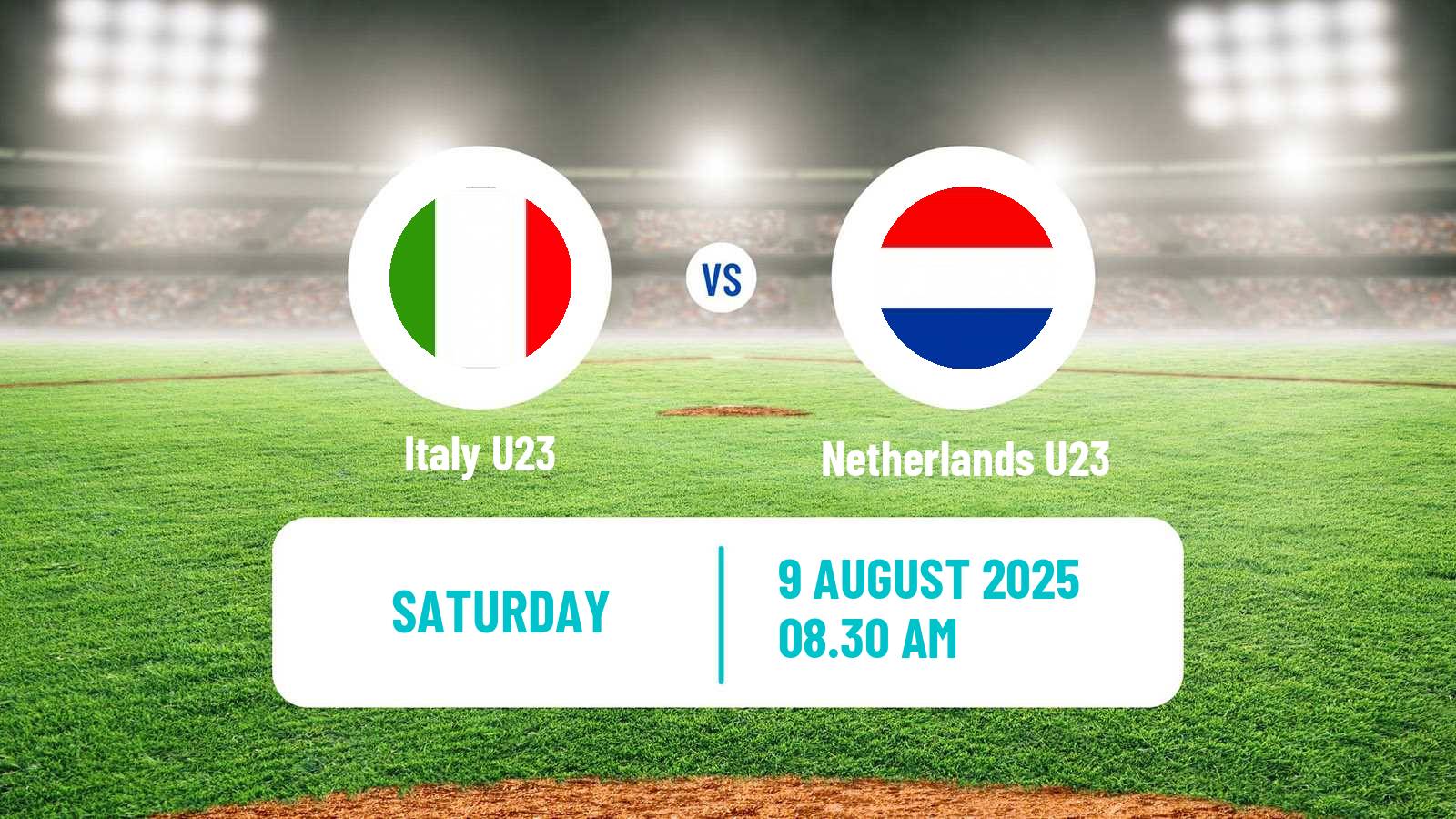 Baseball EuroBaseball U23 Italy U23 - Netherlands U23