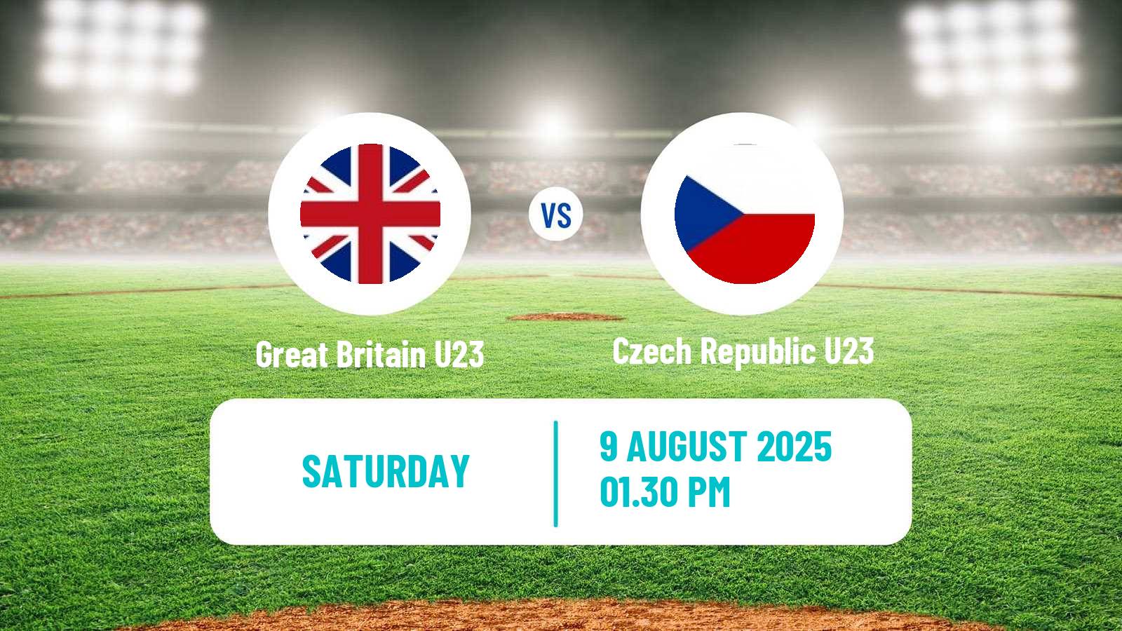 Baseball EuroBaseball U23 Great Britain U23 - Czech Republic U23