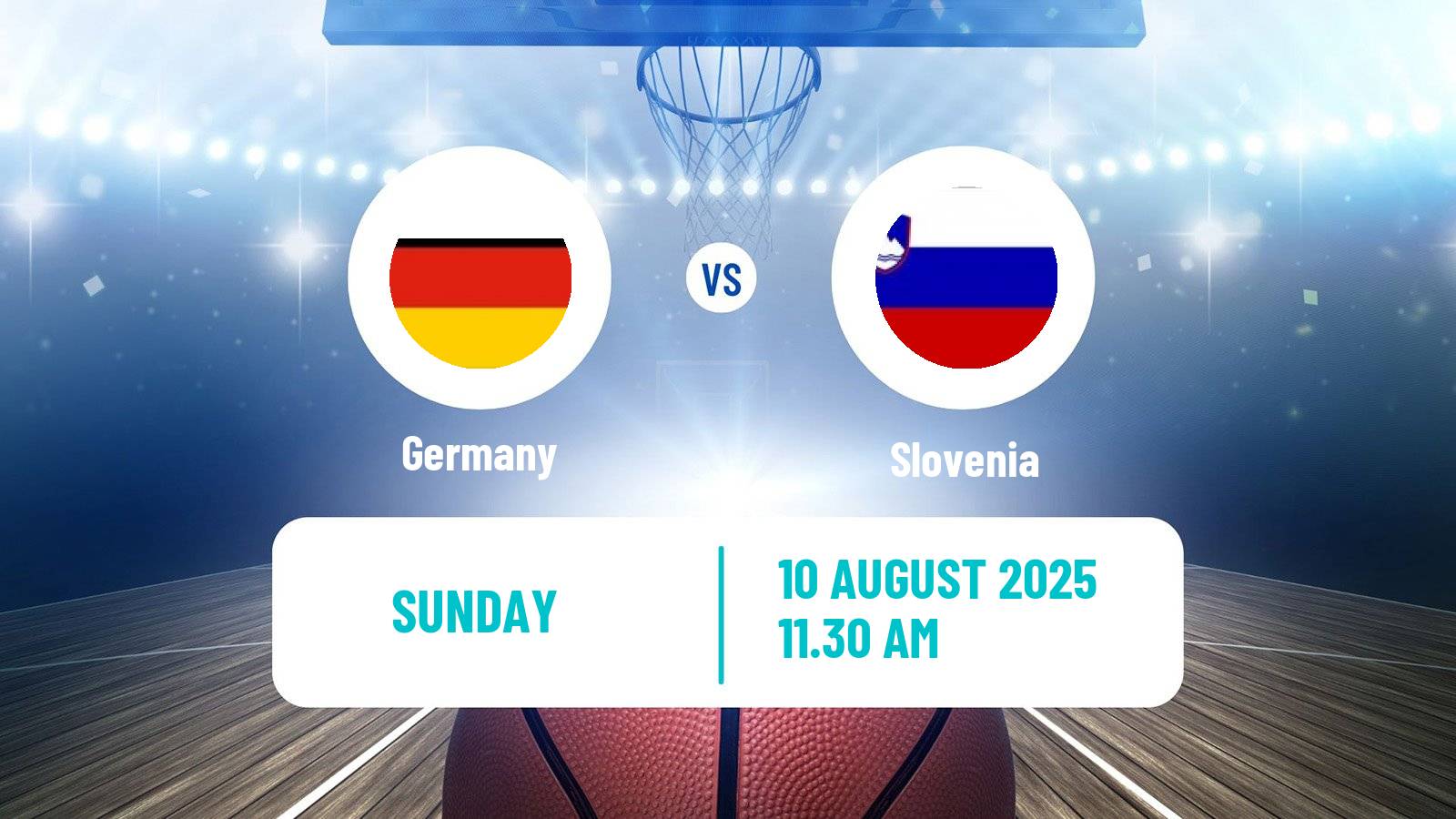Basketball Friendly International Basketball Germany - Slovenia