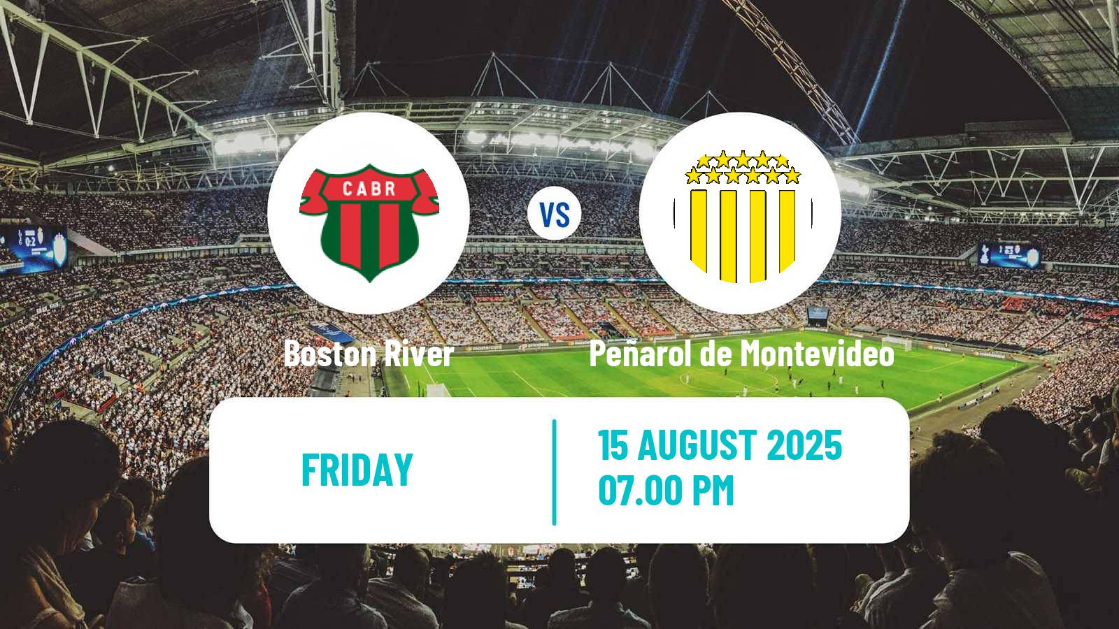 Soccer Uruguayan Primera Division Boston River - Peñarol de Montevideo