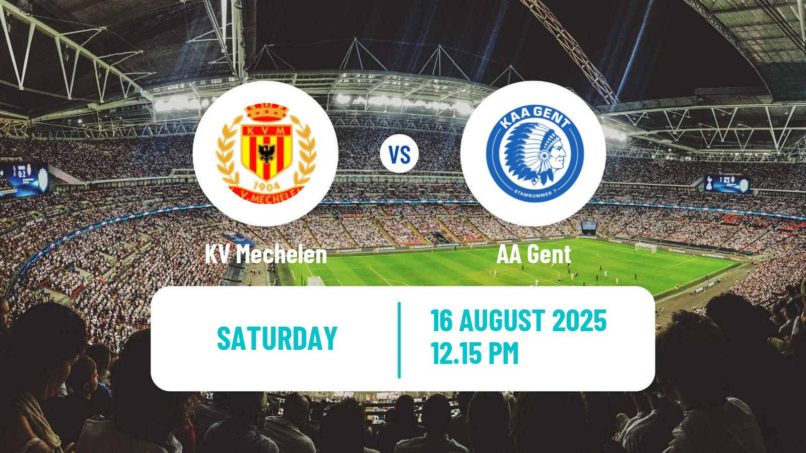 Soccer Belgian Jupiler Pro League KV Mechelen - Gent