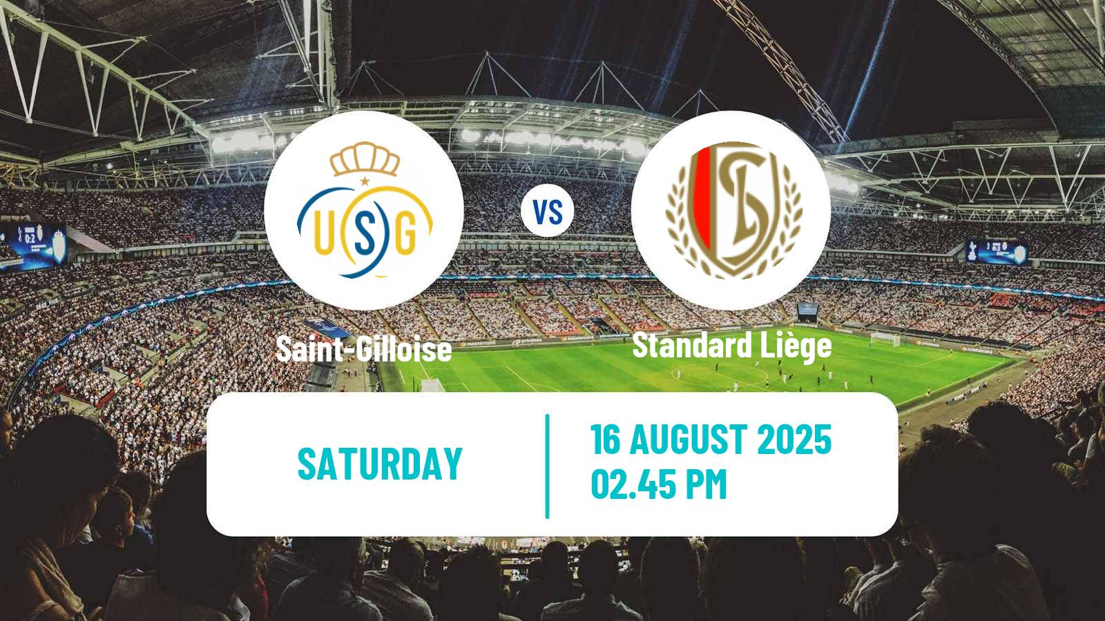 Soccer Belgian Jupiler Pro League Saint-Gilloise - Standard Liège