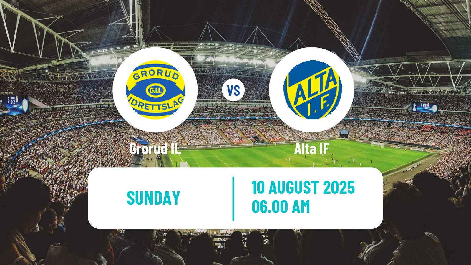 Soccer Norwegian Division 2 - Group 2 Grorud - Alta