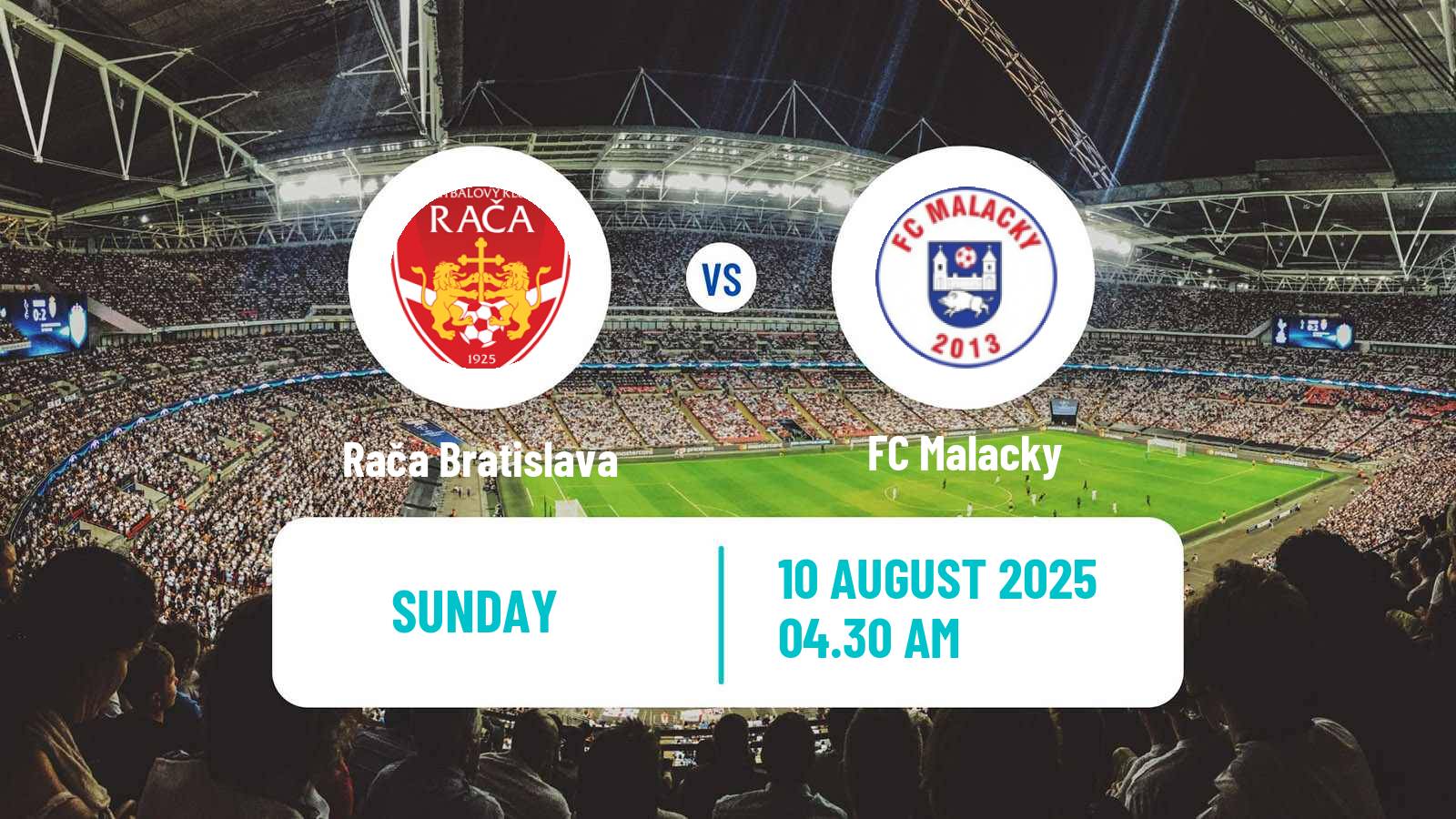 Soccer Slovak 3 Liga West Rača Bratislava - Malacky