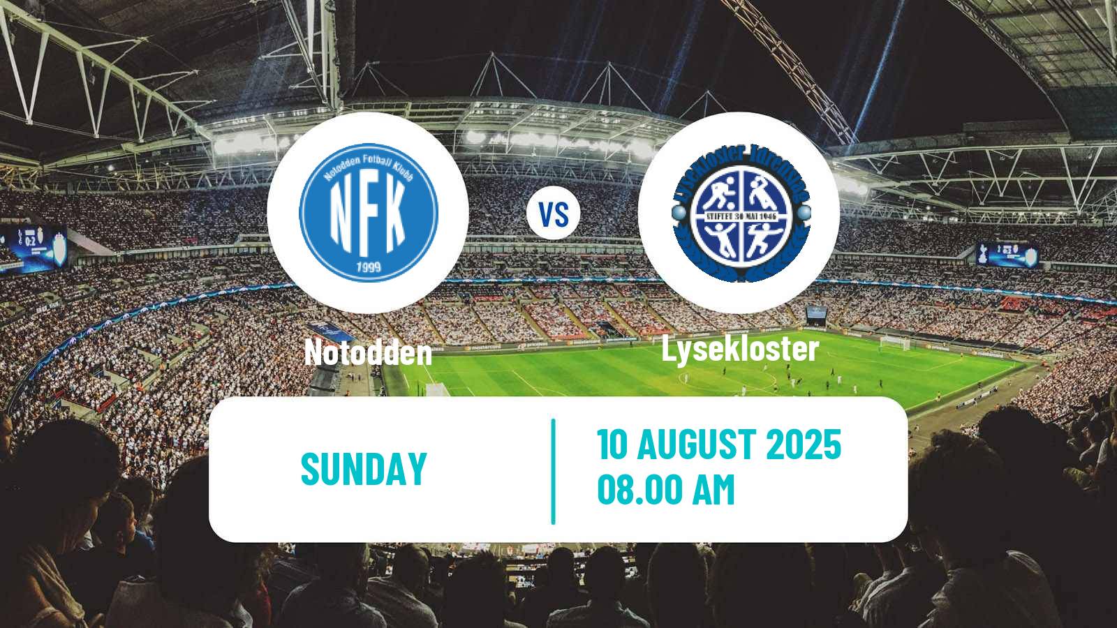 Soccer Norwegian Division 2 - Group 1 Notodden - Lysekloster