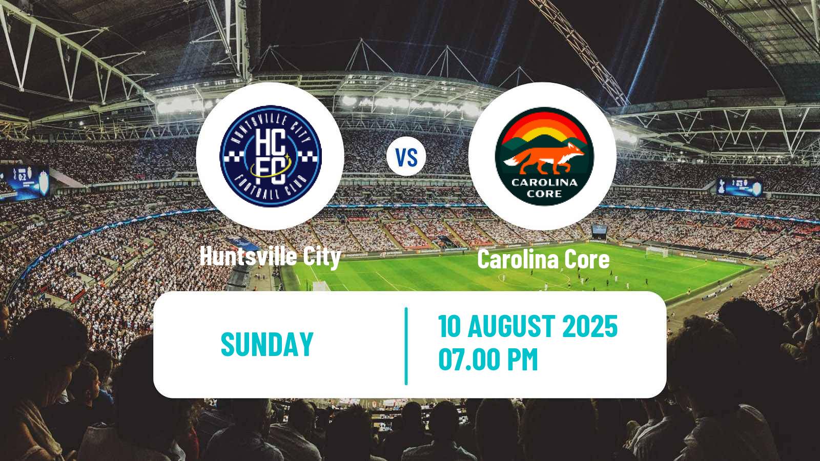 Soccer MLS Next Pro Huntsville City - Carolina Core