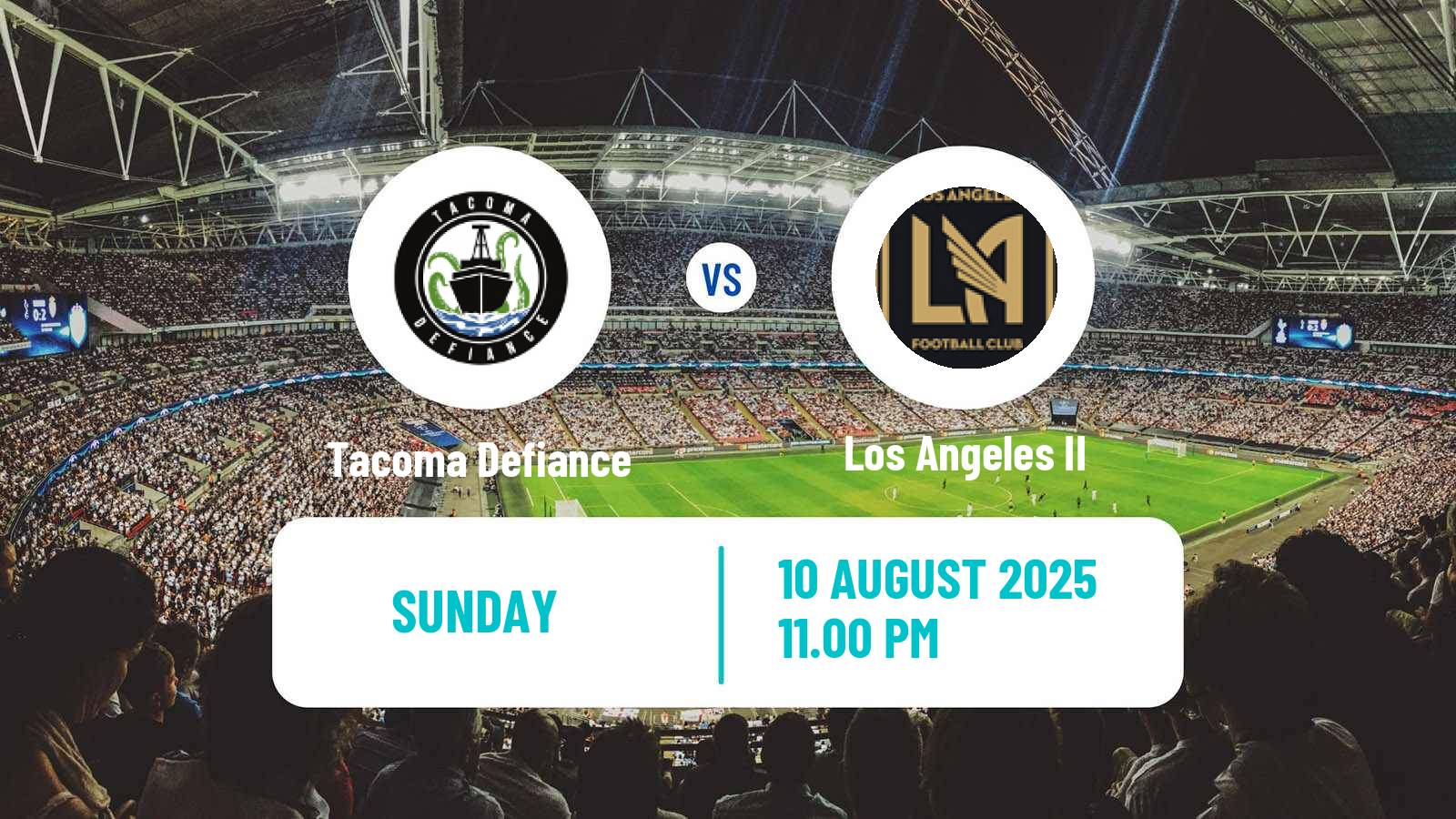 Soccer MLS Next Pro Tacoma Defiance - Los Angeles II