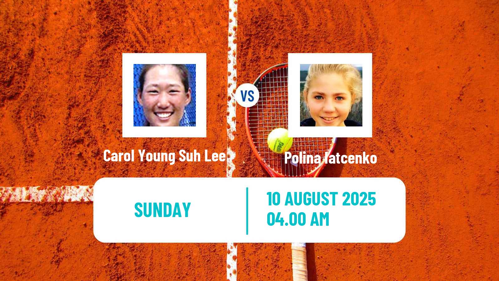 Tennis ITF W50 Ourense Women Carol Young Suh Lee - Polina Iatcenko