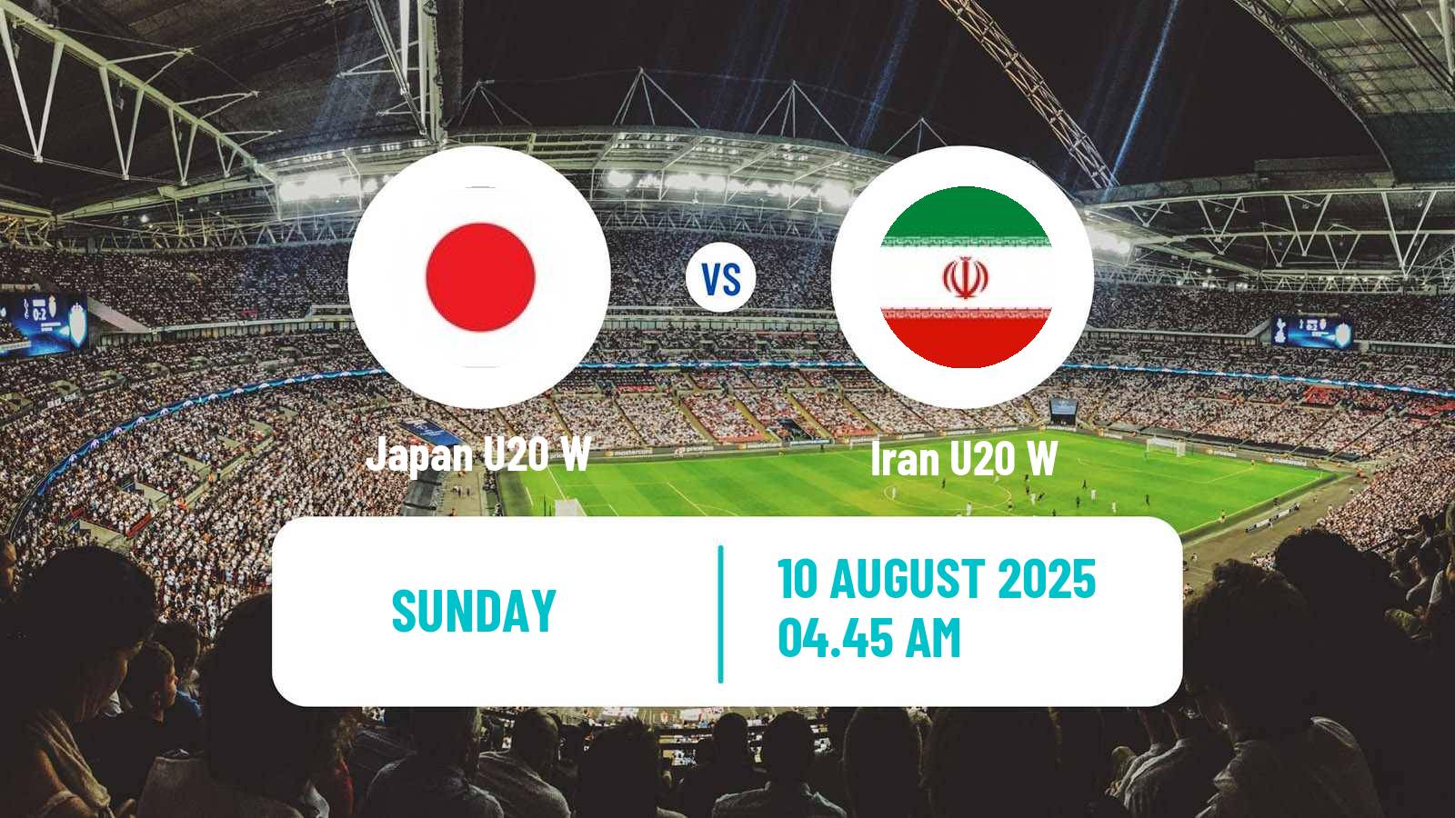 Soccer AFC Asian Cup Women U20 Japan U20 W - Iran U20 W