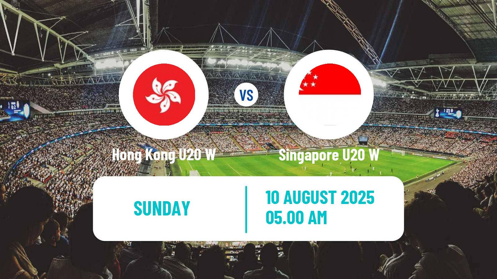 Soccer AFC Asian Cup Women U20 Hong Kong U20 W - Singapore U20 W