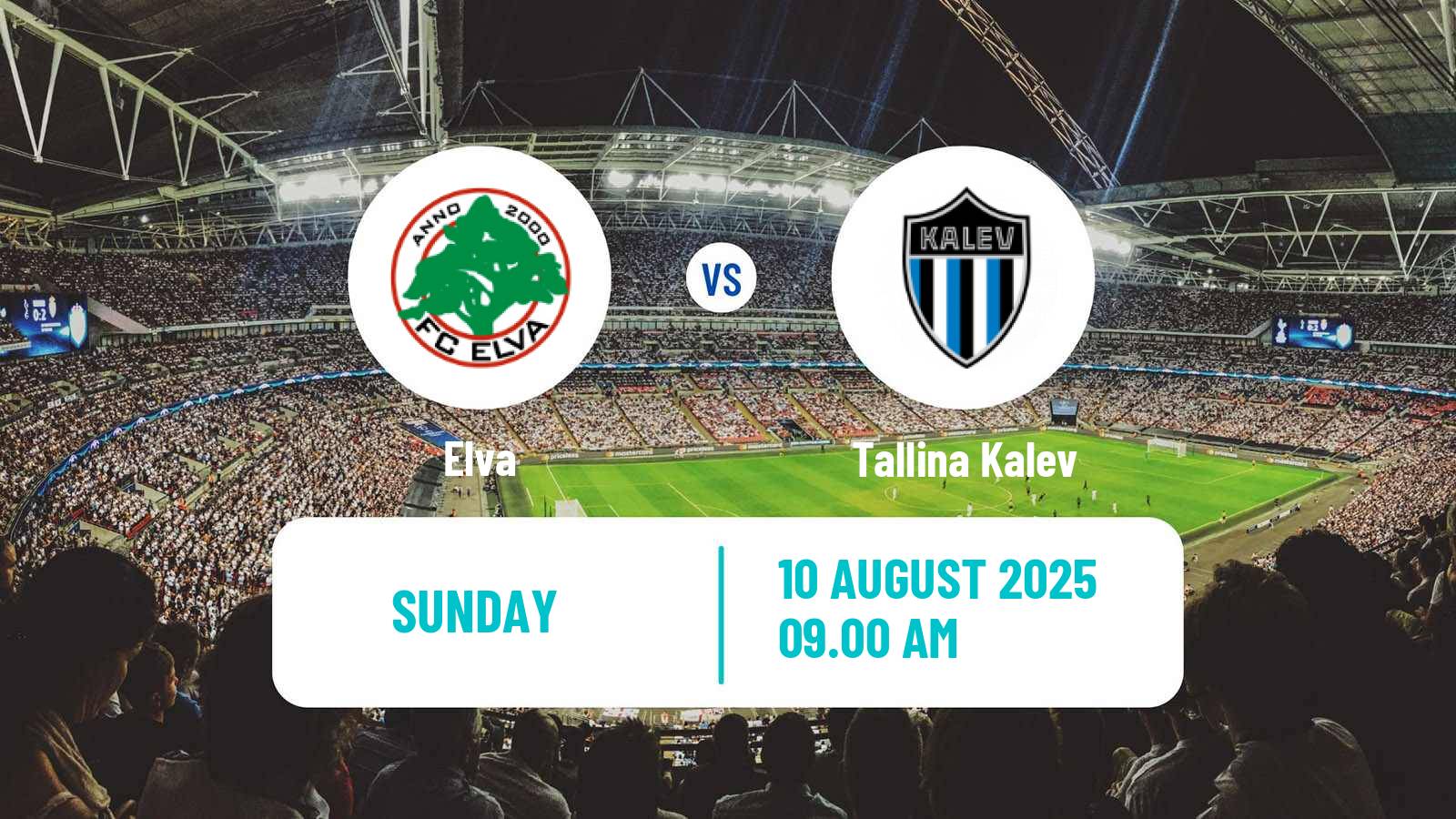 Soccer Estonian Meistriliiga Women Elva - Tallina Kalev