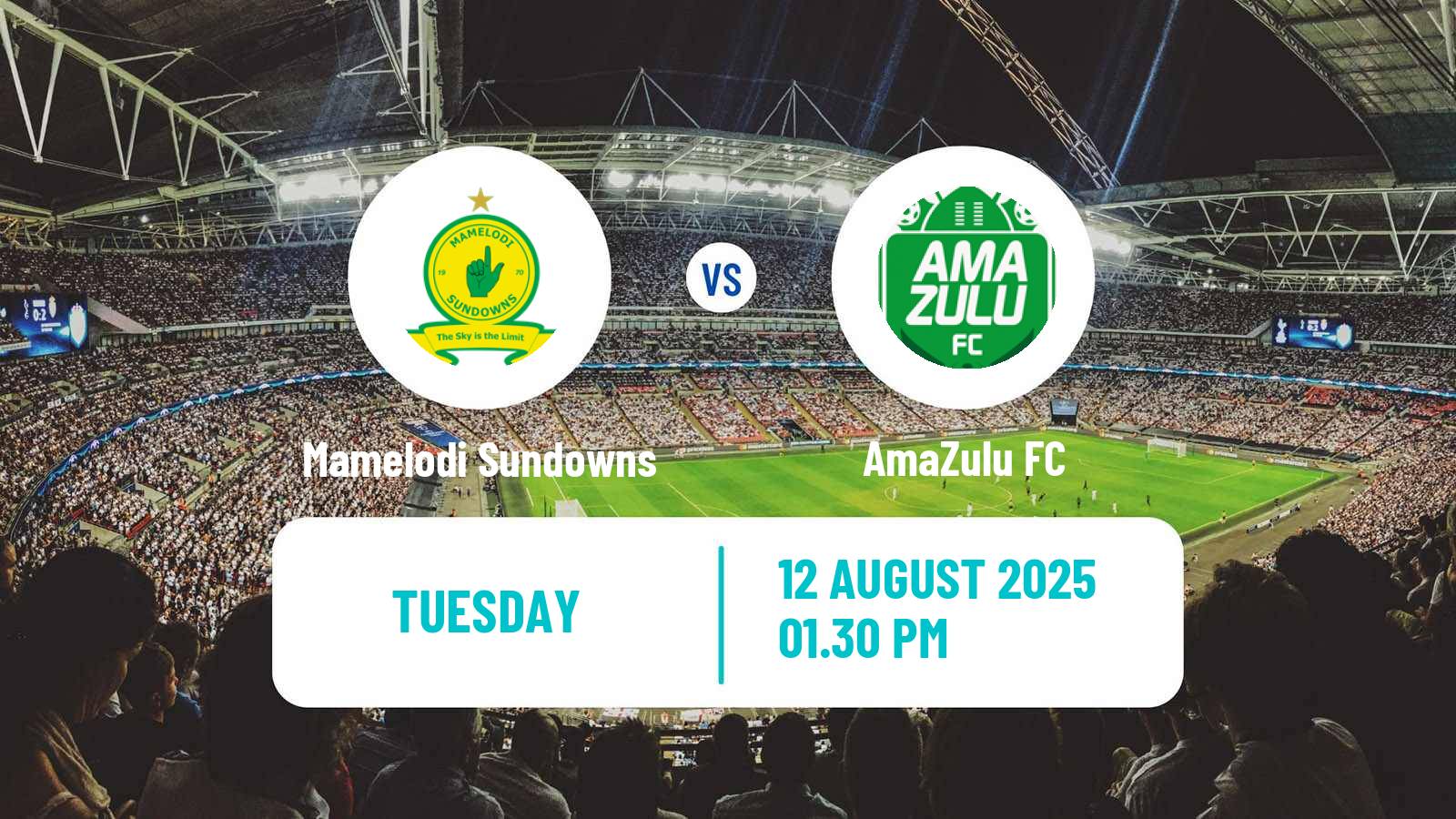 Soccer South African Premier Soccer League Mamelodi Sundowns - AmaZulu