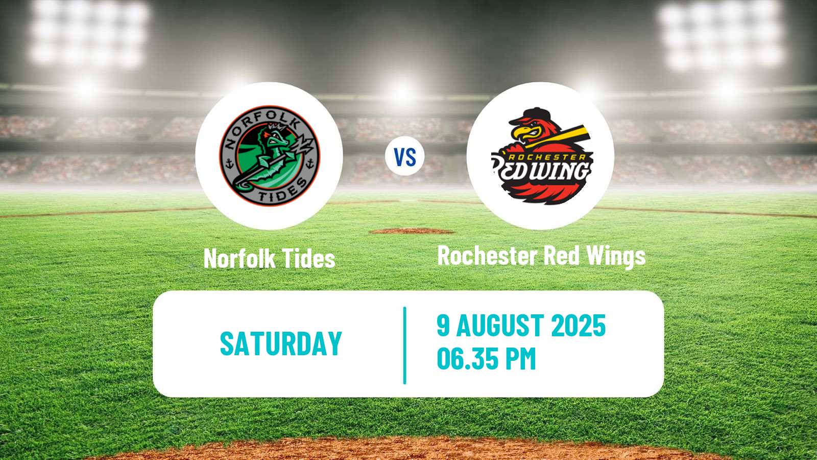 Baseball IL Norfolk Tides - Rochester Red Wings