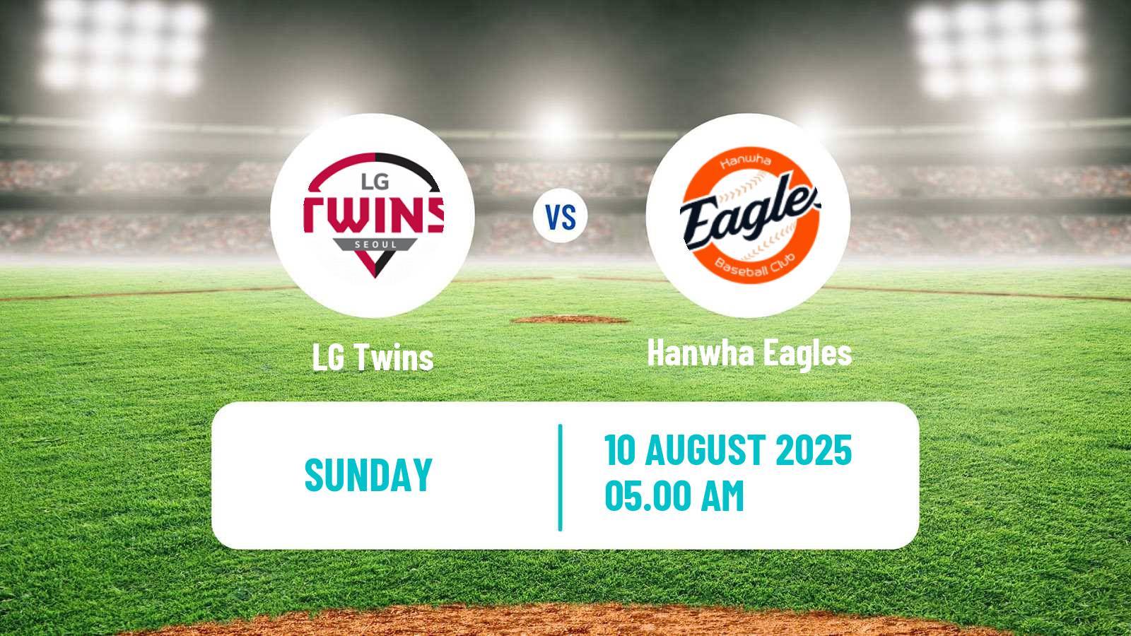 Baseball KBO LG Twins - Hanwha Eagles