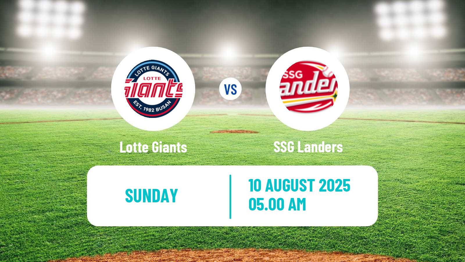Baseball KBO Lotte Giants - SSG Landers
