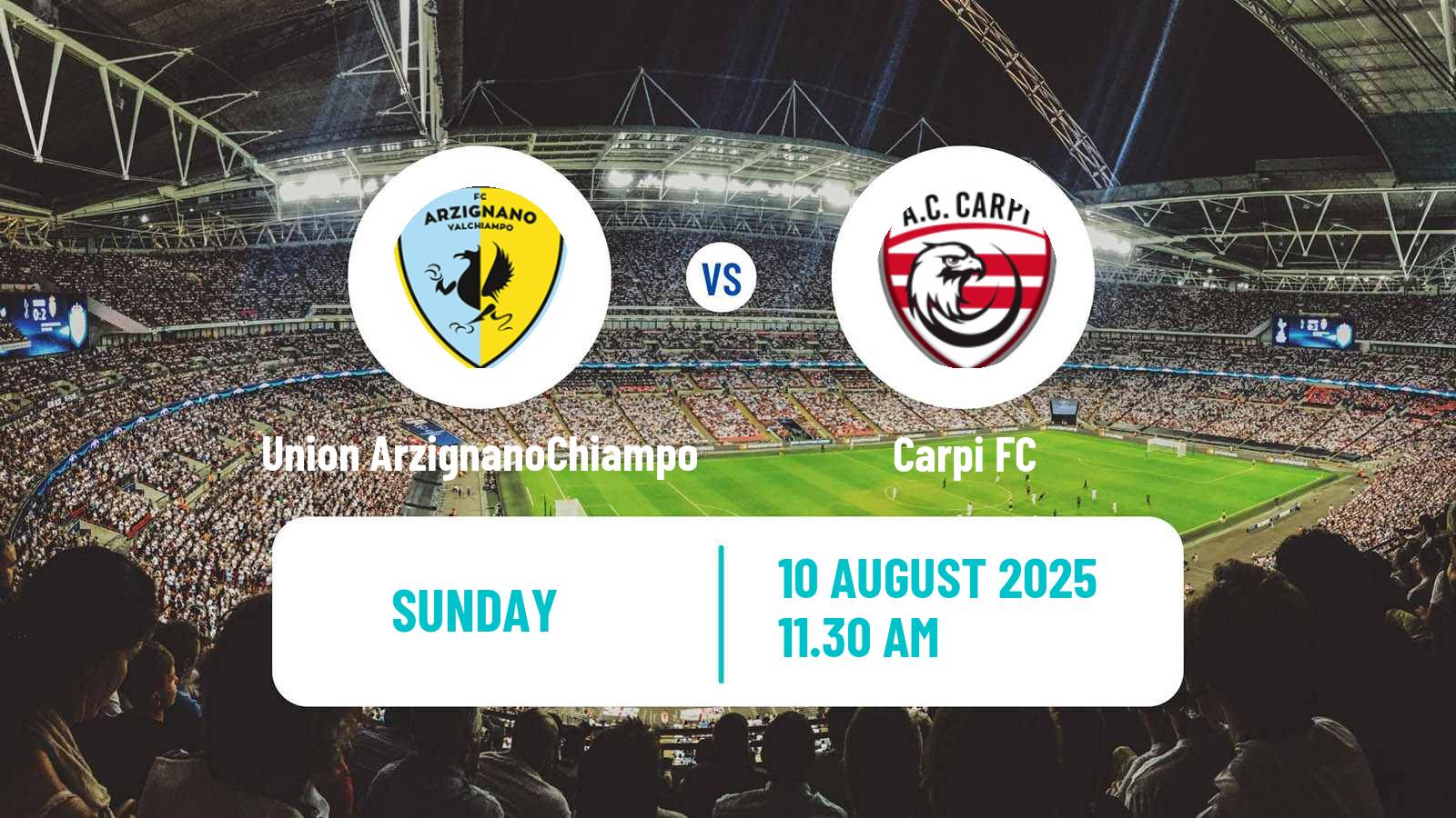 Soccer Club Friendly Union ArzignanoChiampo - Carpi