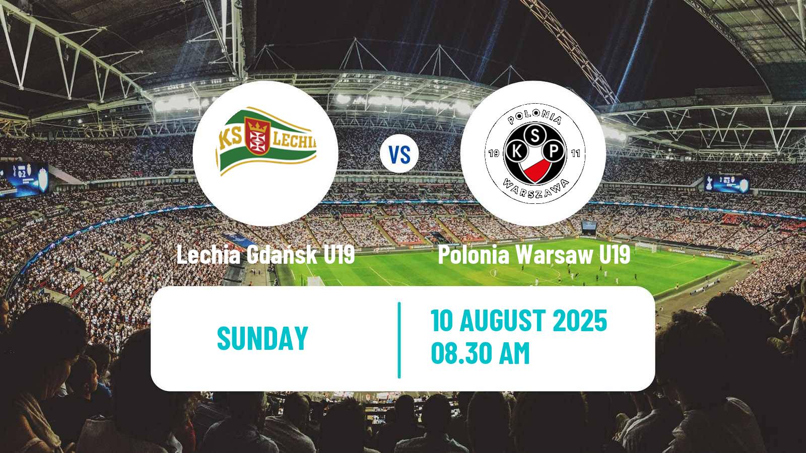 Soccer Polish Central Youth League Lechia Gdańsk U19 - Polonia Warsaw U19