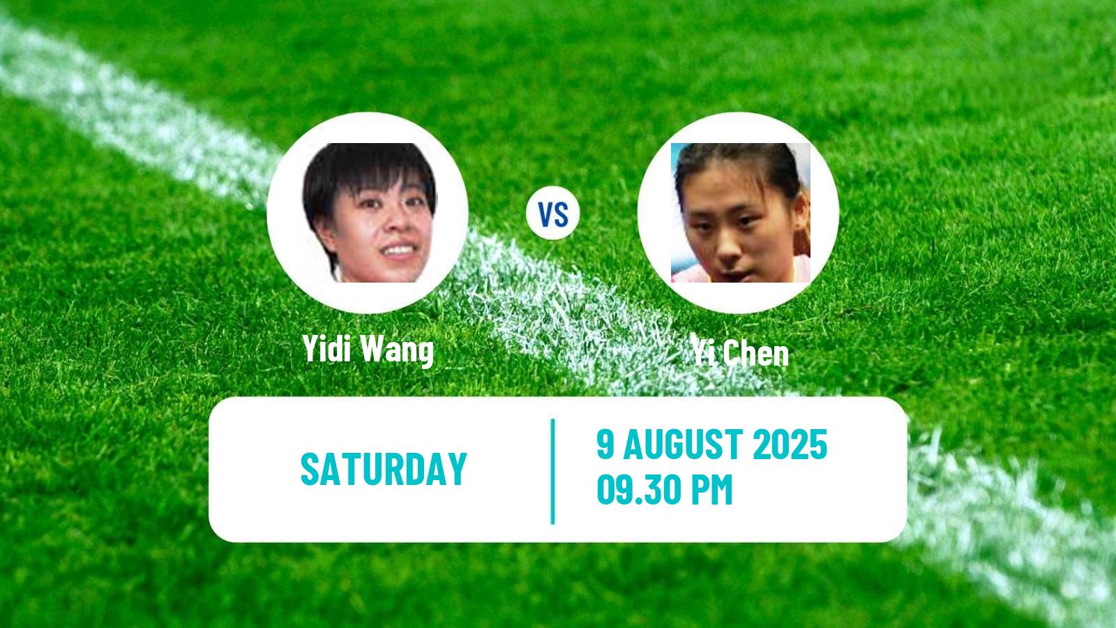 Table tennis Wtt Champions Yokohama Women Yidi Wang - Yi Chen