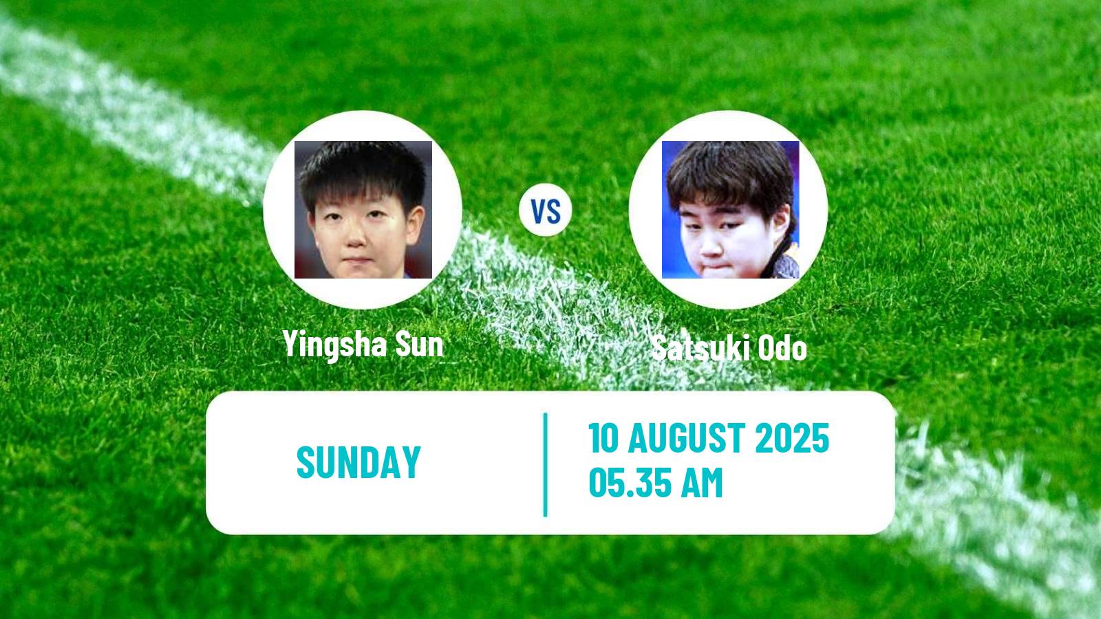 Table tennis Wtt Champions Yokohama Women Yingsha Sun - Satsuki Odo