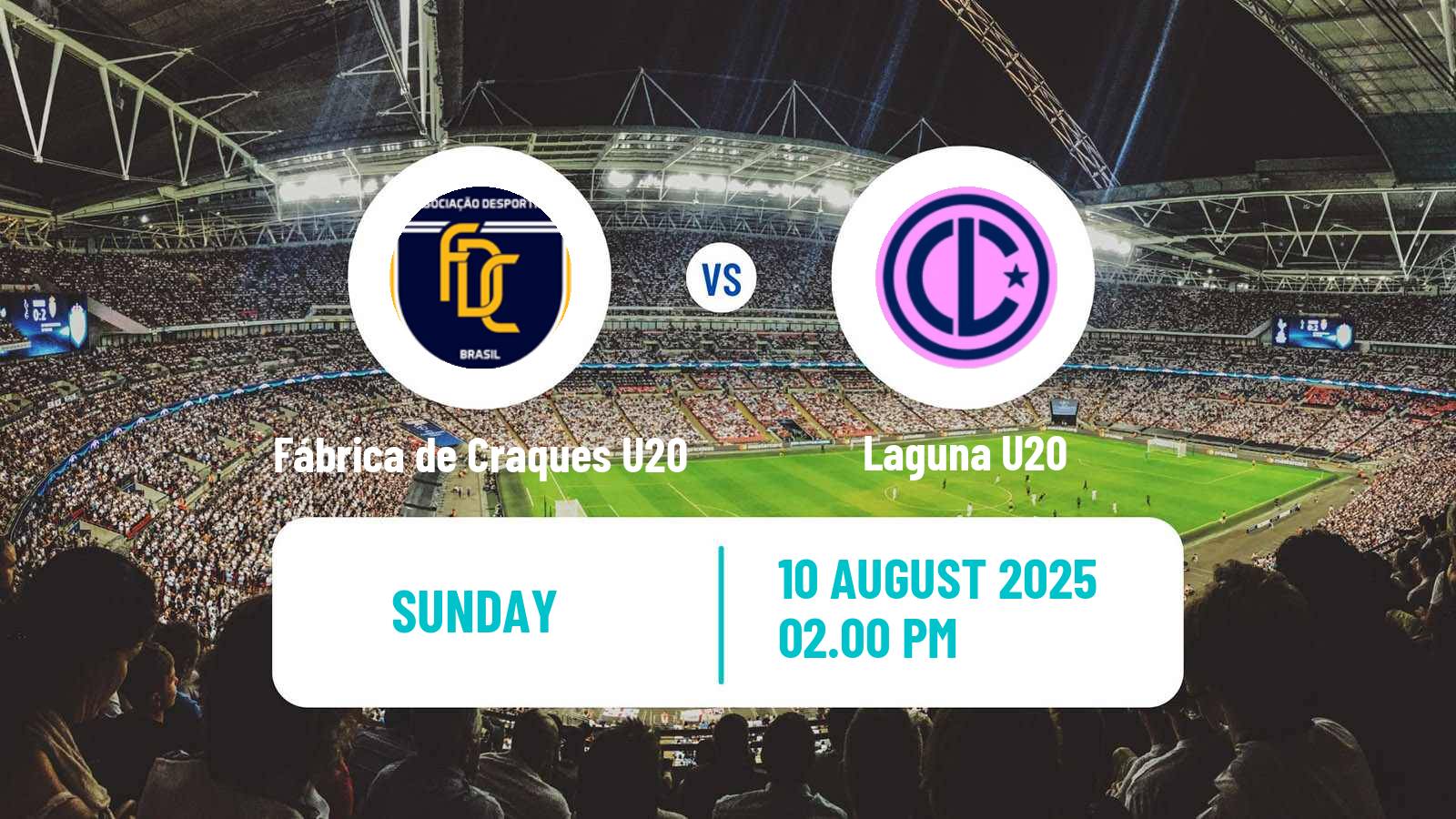 Soccer Brazilian Potiguar U20 Fábrica de Craques U20 - Laguna U20