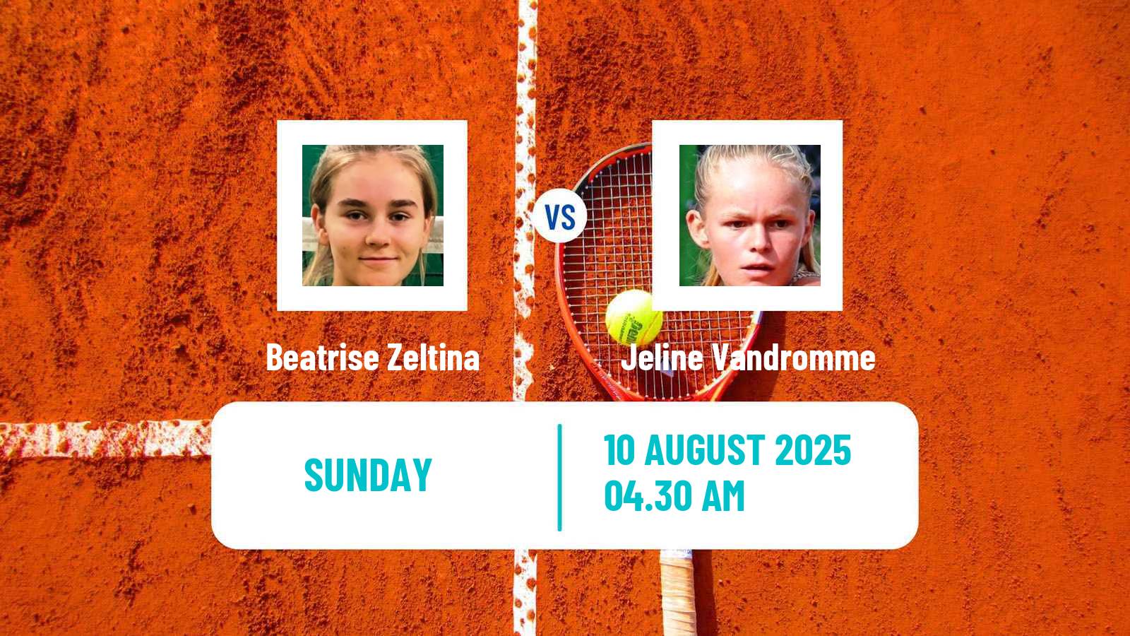 Tennis ITF W15 Monastir 28 Women Beatrise Zeltina - Jeline Vandromme