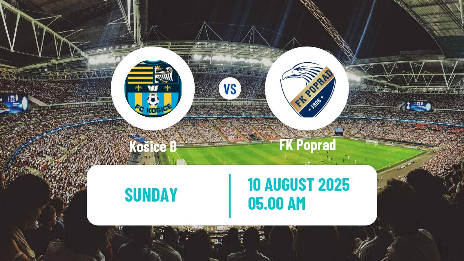Soccer Slovak 3 Liga East Košice B - Poprad