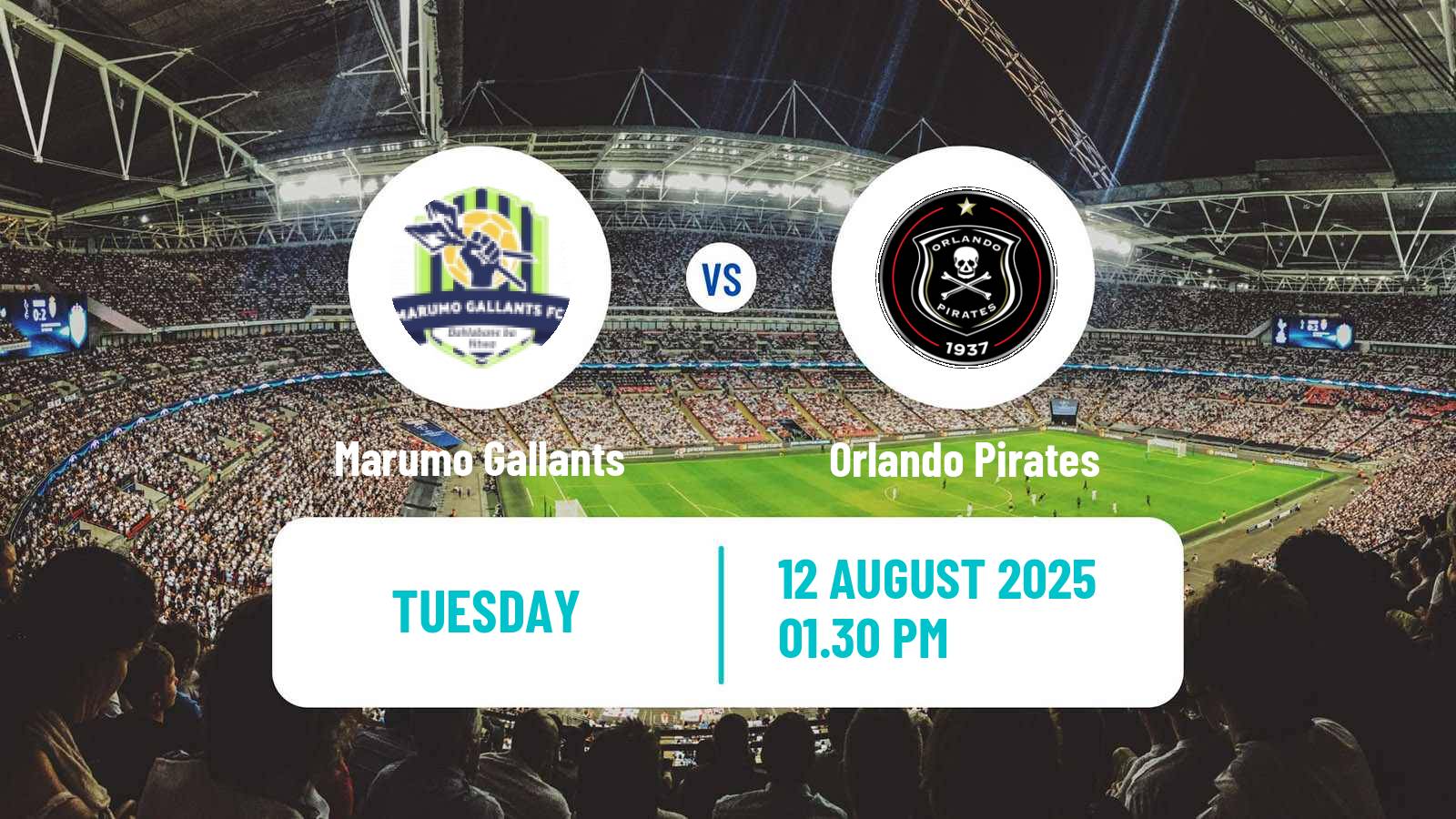 Soccer South African Premier Soccer League Marumo Gallants - Orlando Pirates