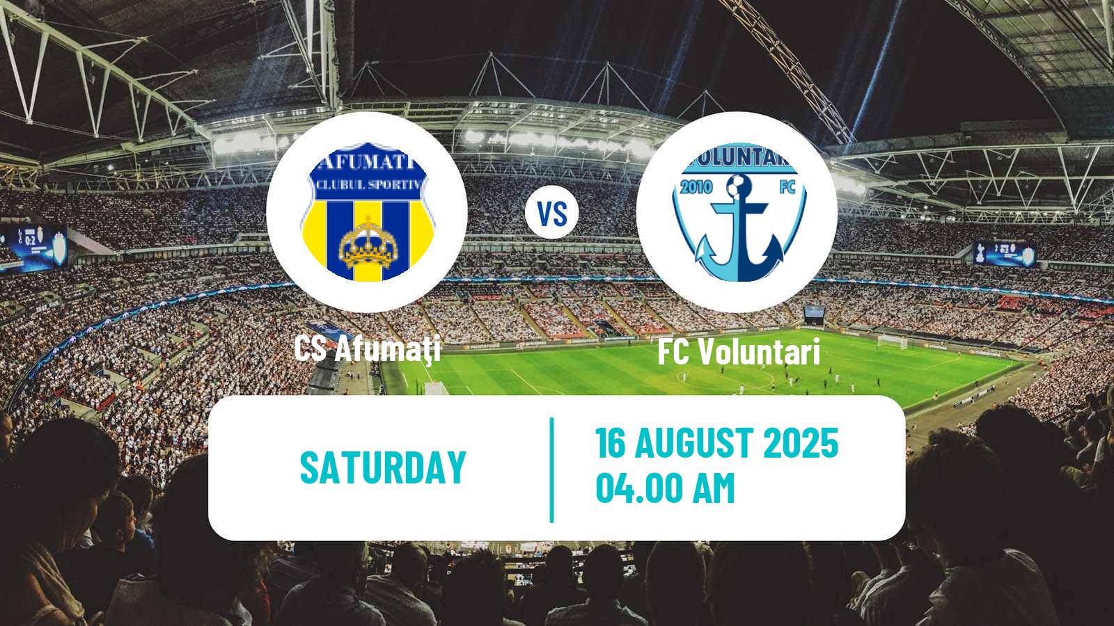 Soccer Romanian Division 2 Afumaţi - Voluntari