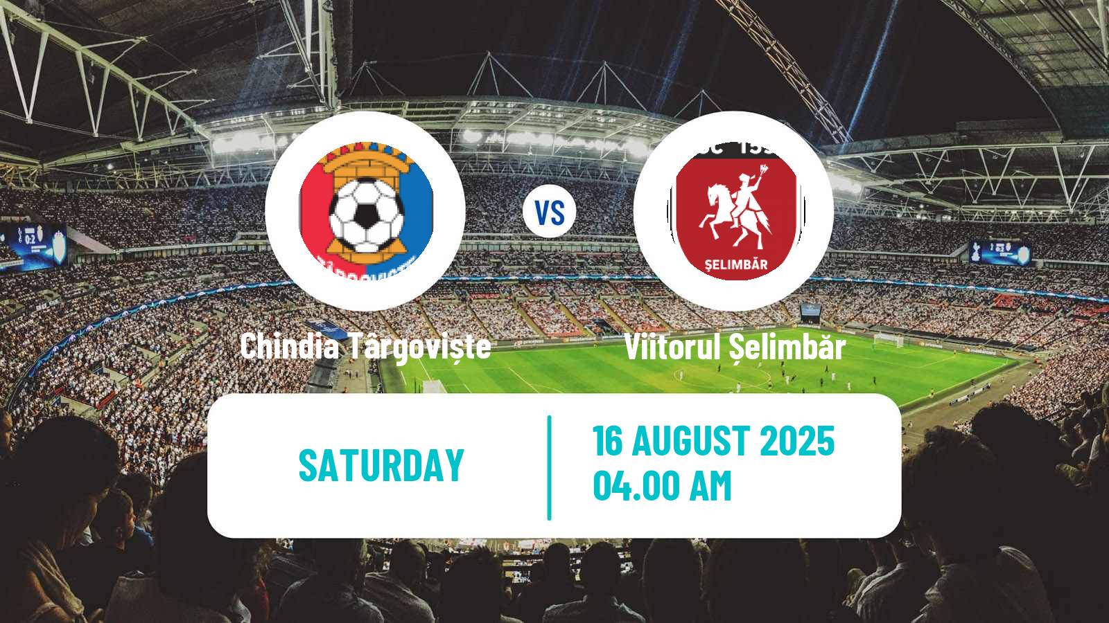 Soccer Romanian Division 2 Chindia Târgoviște - Viitorul Șelimbăr