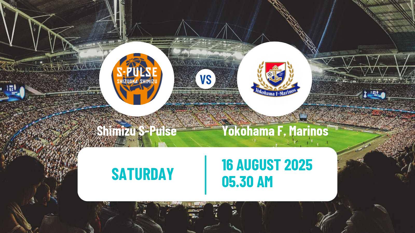 Soccer Japan J1 League Shimizu S-Pulse - Yokohama F. Marinos