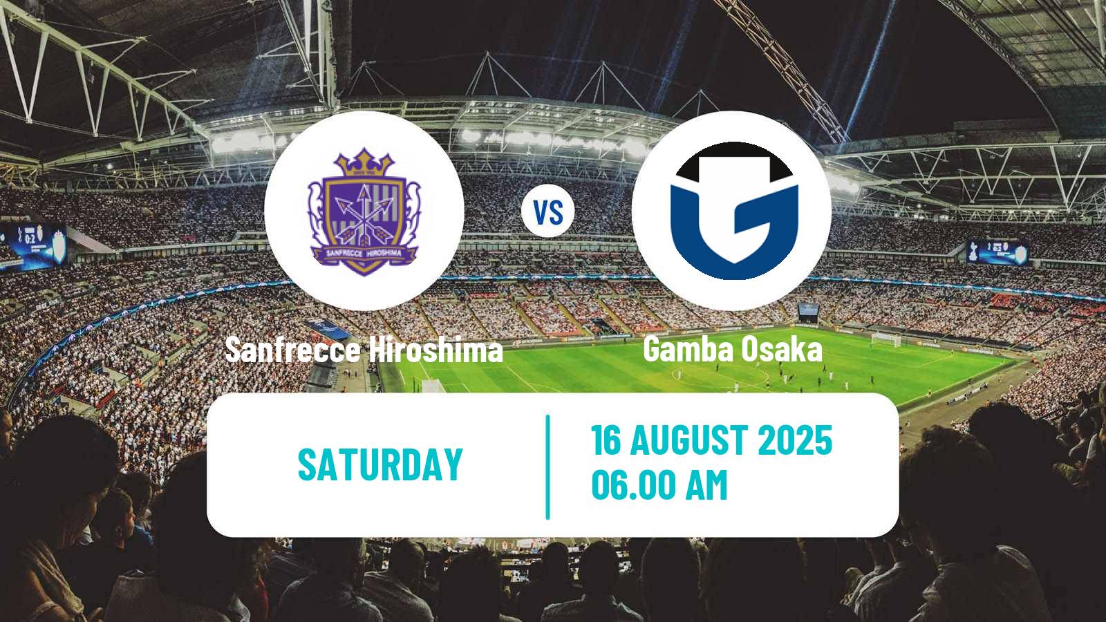 Soccer Japan J1 League Sanfrecce Hiroshima - Gamba Osaka