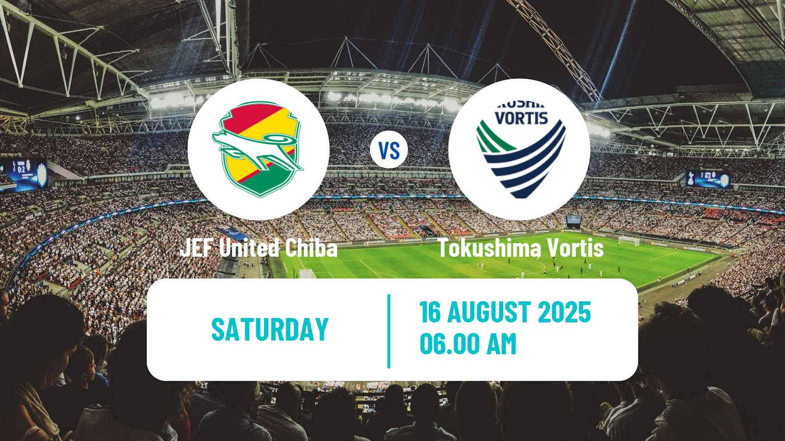 Soccer Japan J2 League JEF United Chiba - Tokushima Vortis