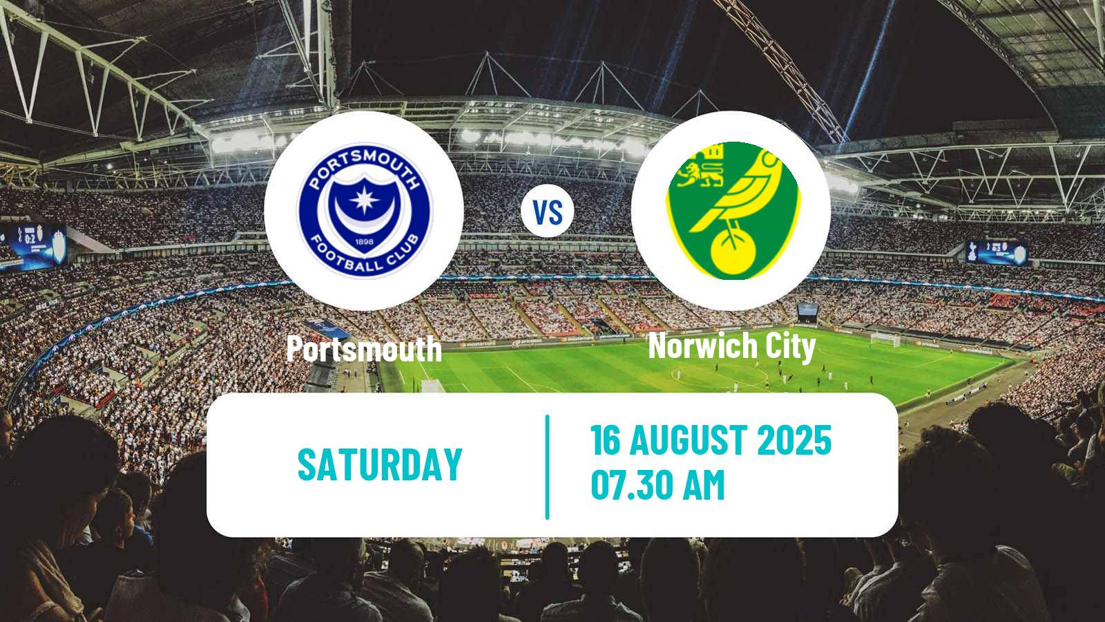 Soccer English League Championship Portsmouth - Norwich City