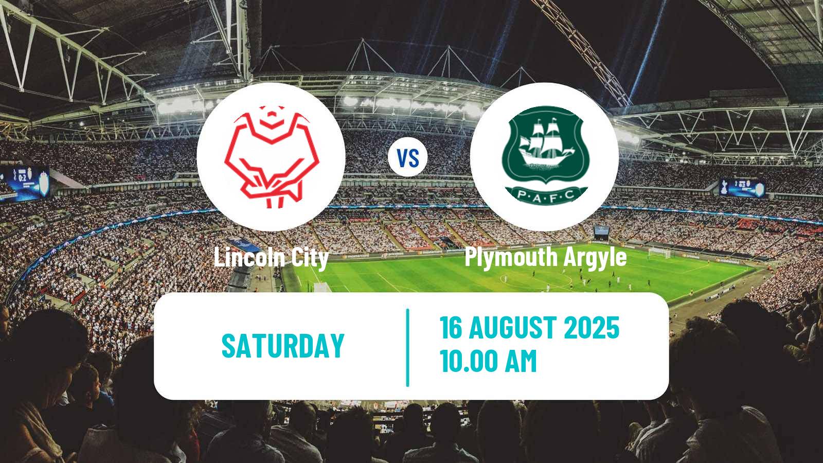 Soccer English League One Lincoln City - Plymouth Argyle
