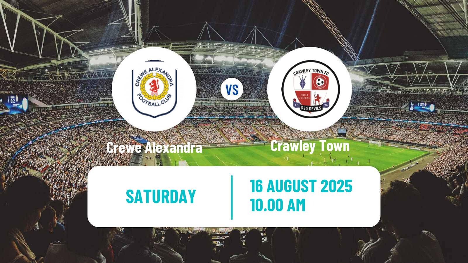 Soccer English League Two Crewe Alexandra - Crawley Town