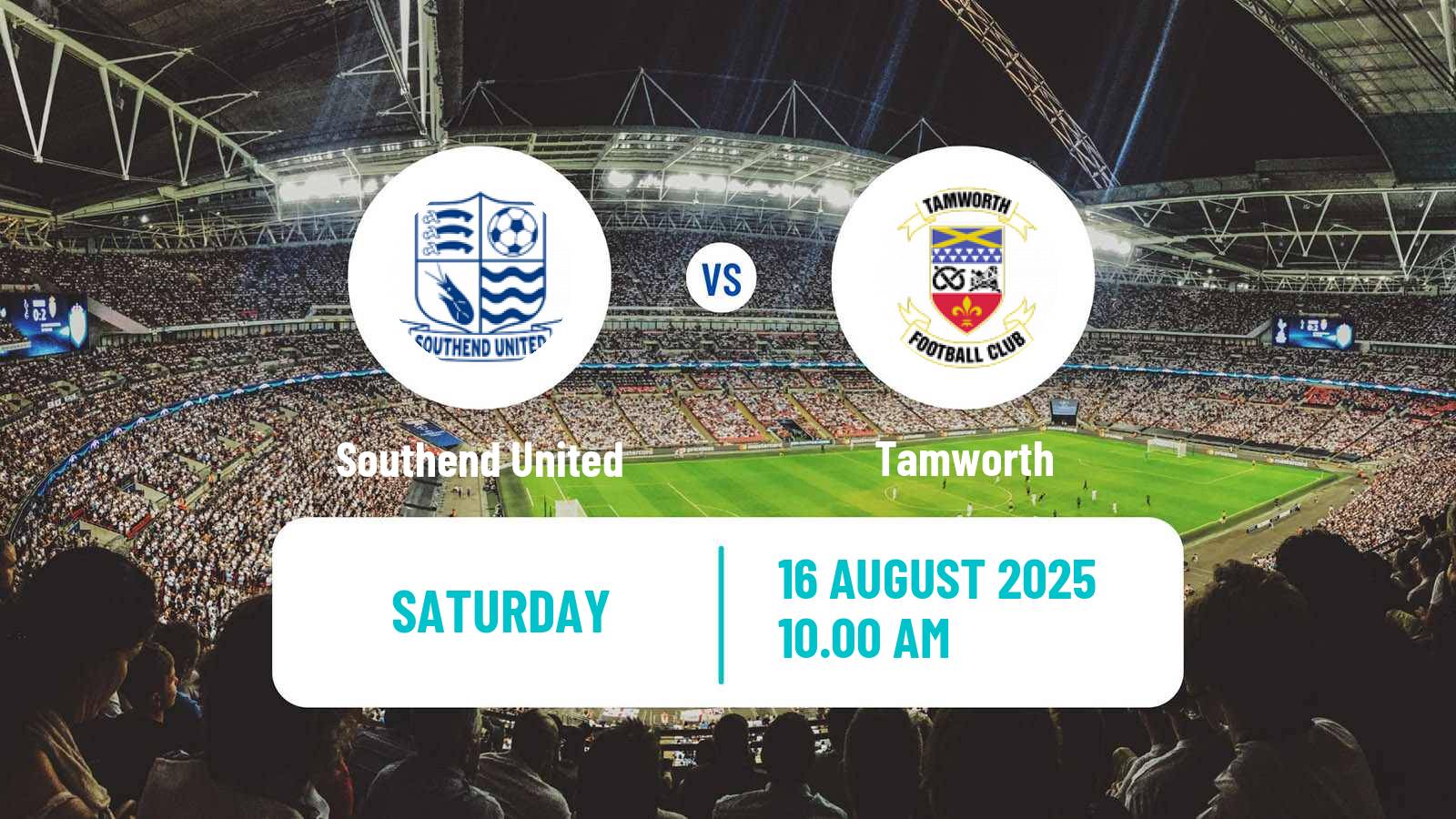 Soccer English National League Southend United - Tamworth