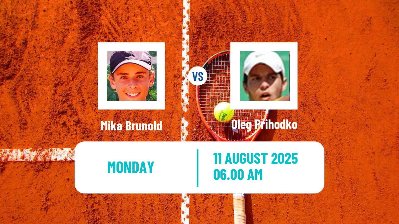 Tennis Sofia Challenger Men Mika Brunold - Oleg Prihodko
