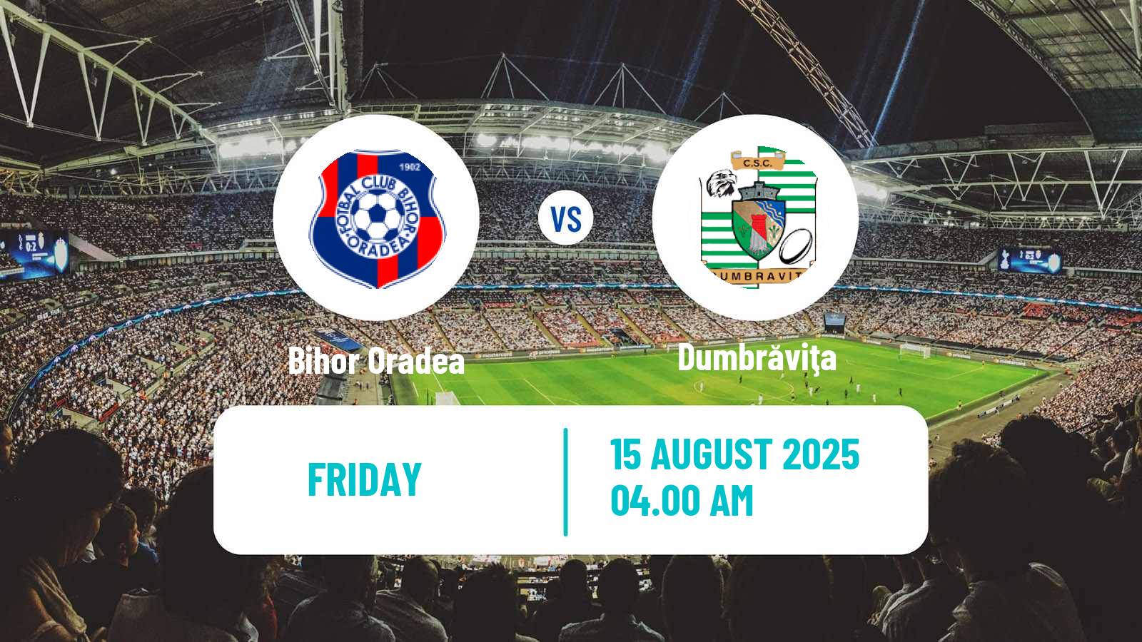 Soccer Romanian Division 2 Bihor Oradea - Dumbrăviţa
