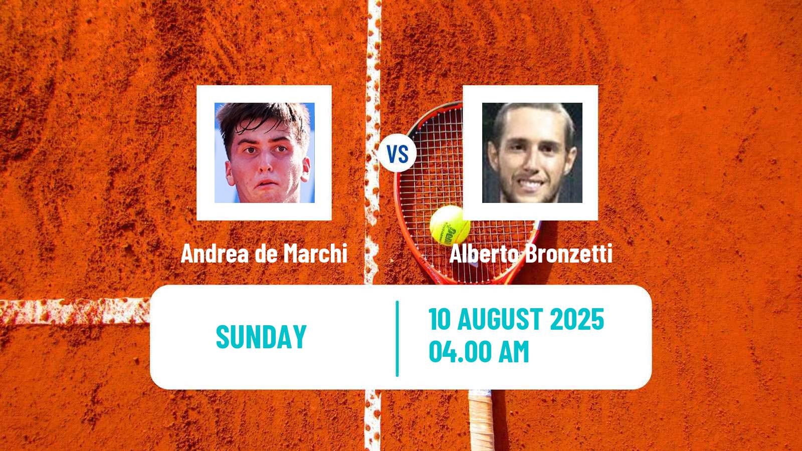 Tennis Todi Challenger Men Andrea de Marchi - Alberto Bronzetti