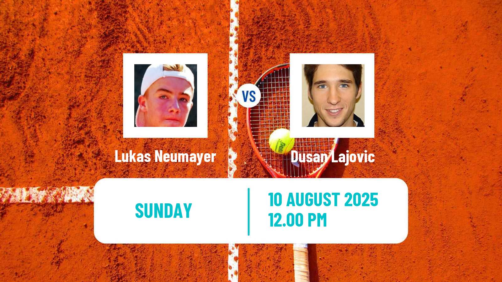 Tennis Cordenons Challenger Men Lukas Neumayer - Dusan Lajovic