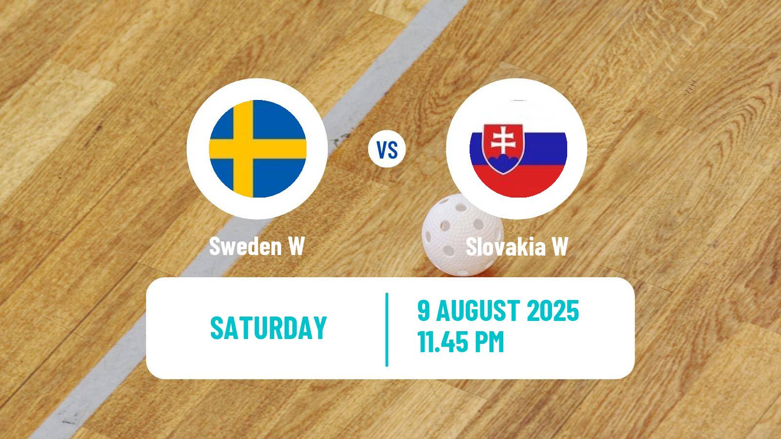 Floorball World Games Floorball Women Sweden W - Slovakia W