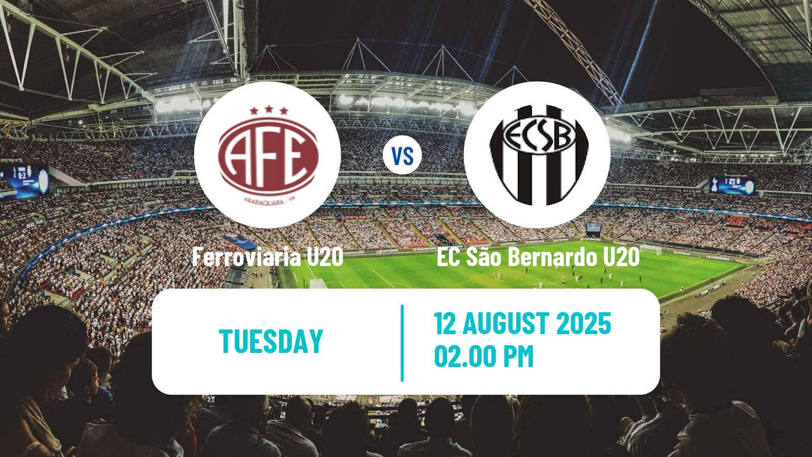 Soccer Brazilian Paulista U20 Ferroviaria U20 - EC São Bernardo U20