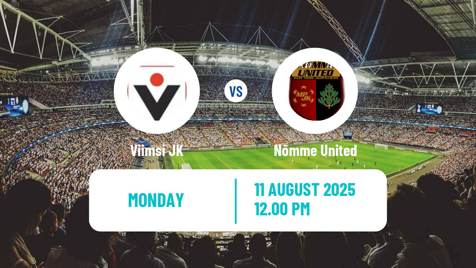 Soccer Estonian Esiliiga Viimsi JK - Nõmme United