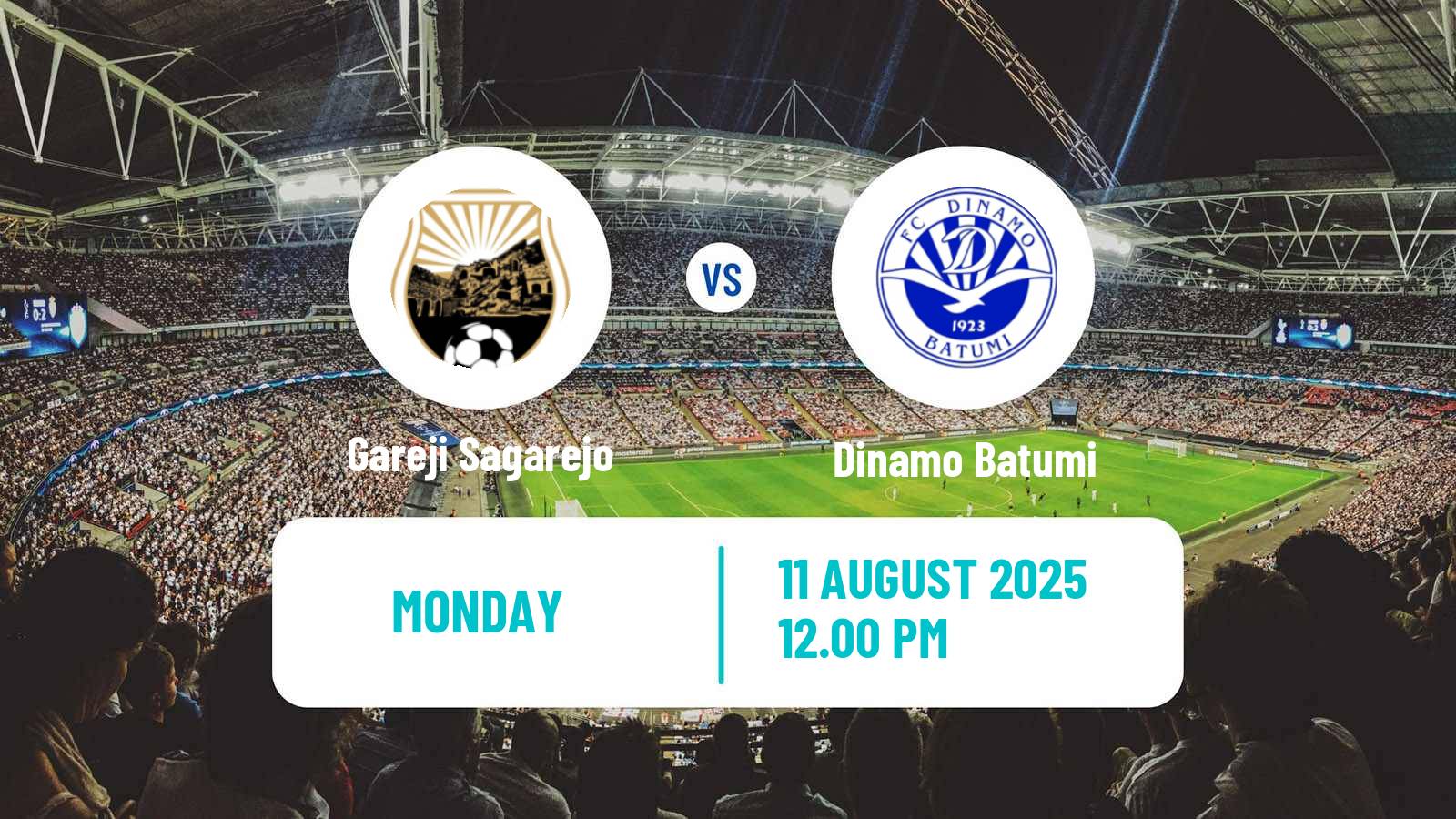 Soccer Georgian Erovnuli Liga Gareji Sagarejo - Dinamo Batumi