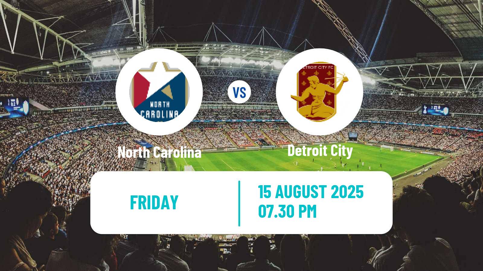 Soccer USL Championship North Carolina - Detroit City