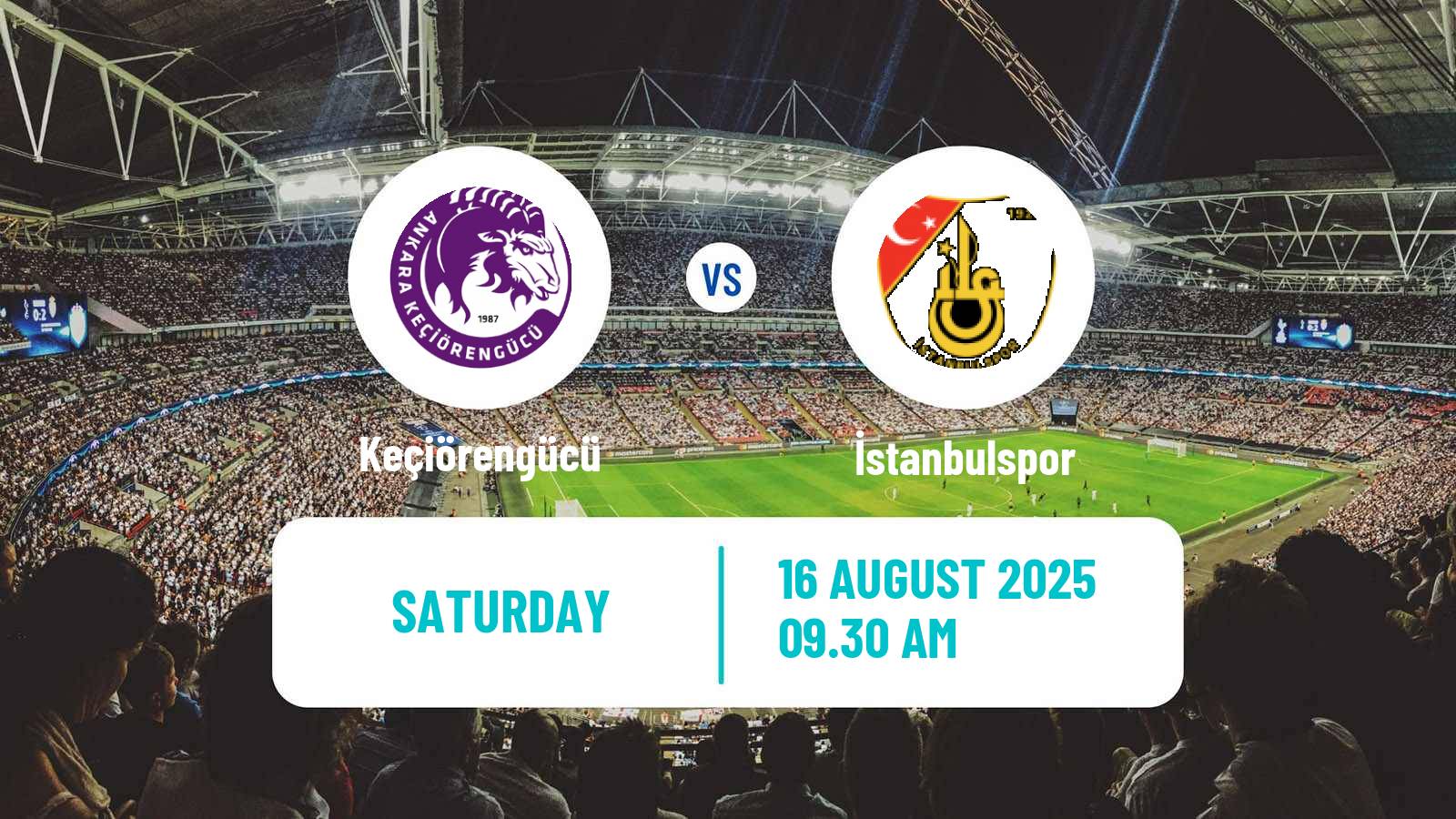 Soccer Turkish First League Keçiörengücü - İstanbulspor