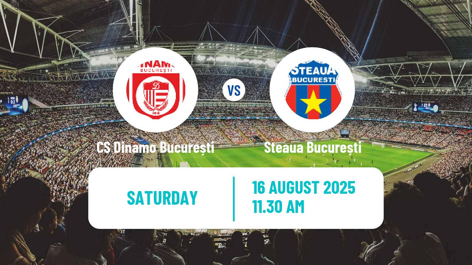 Soccer Romanian Division 2 CS Dinamo București - Steaua București