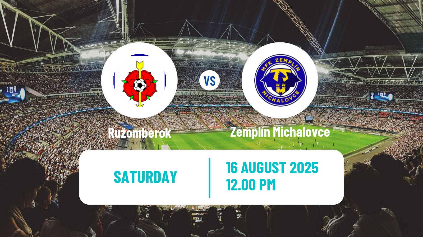 Soccer Slovak Superliga Ružomberok - Zemplín Michalovce